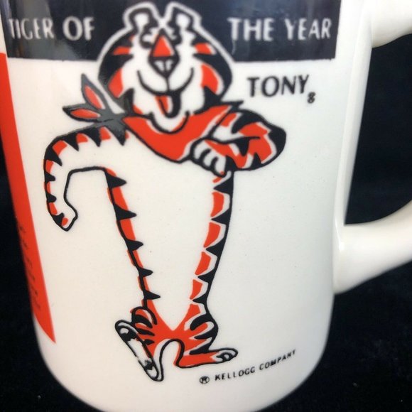 1974 Kellogg Company Tony The Tiger Mug Year Of The Tiger CAT 74 Kellogg’s VTG - Picture 2 of 8